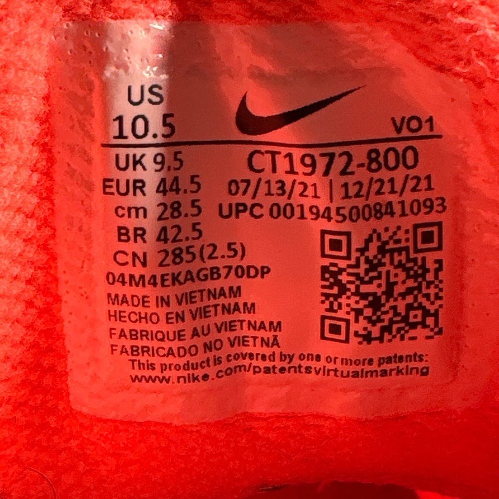 Nike Kyrie Flytrap 4 Bright Mango Hyper Crimson  Shoes Men’s Size 10.5 CT1972-80 - Picture 8 of 8
